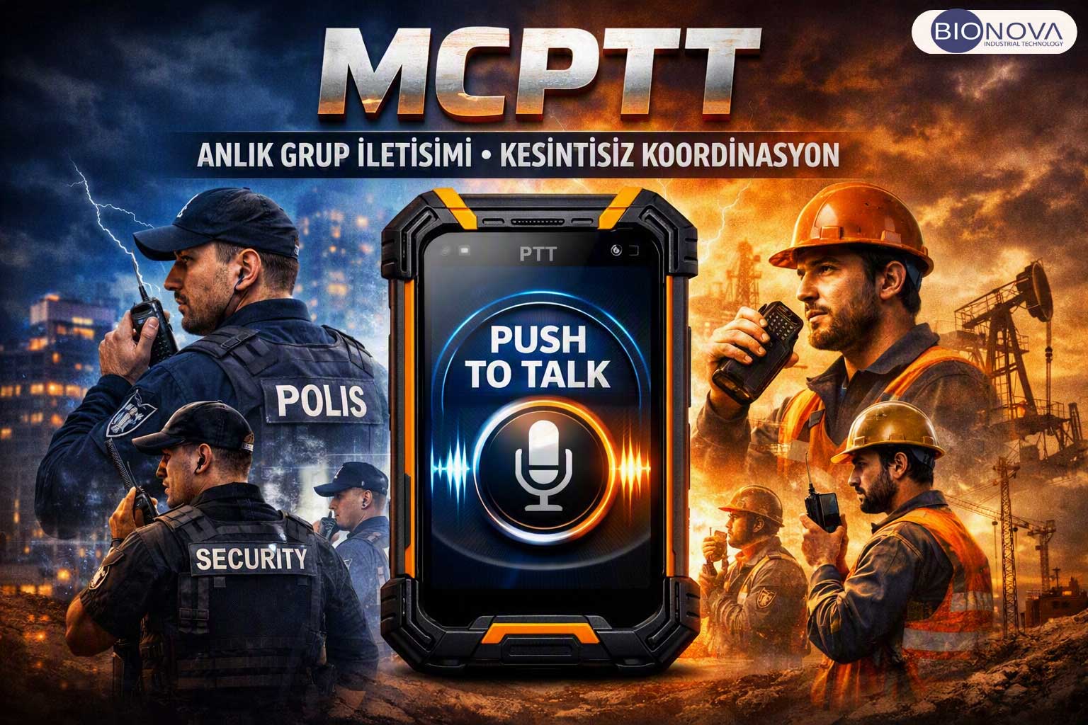 Endüstriyel Telefonlarda MCPTT (Push-to-Talk) Teknolojisi